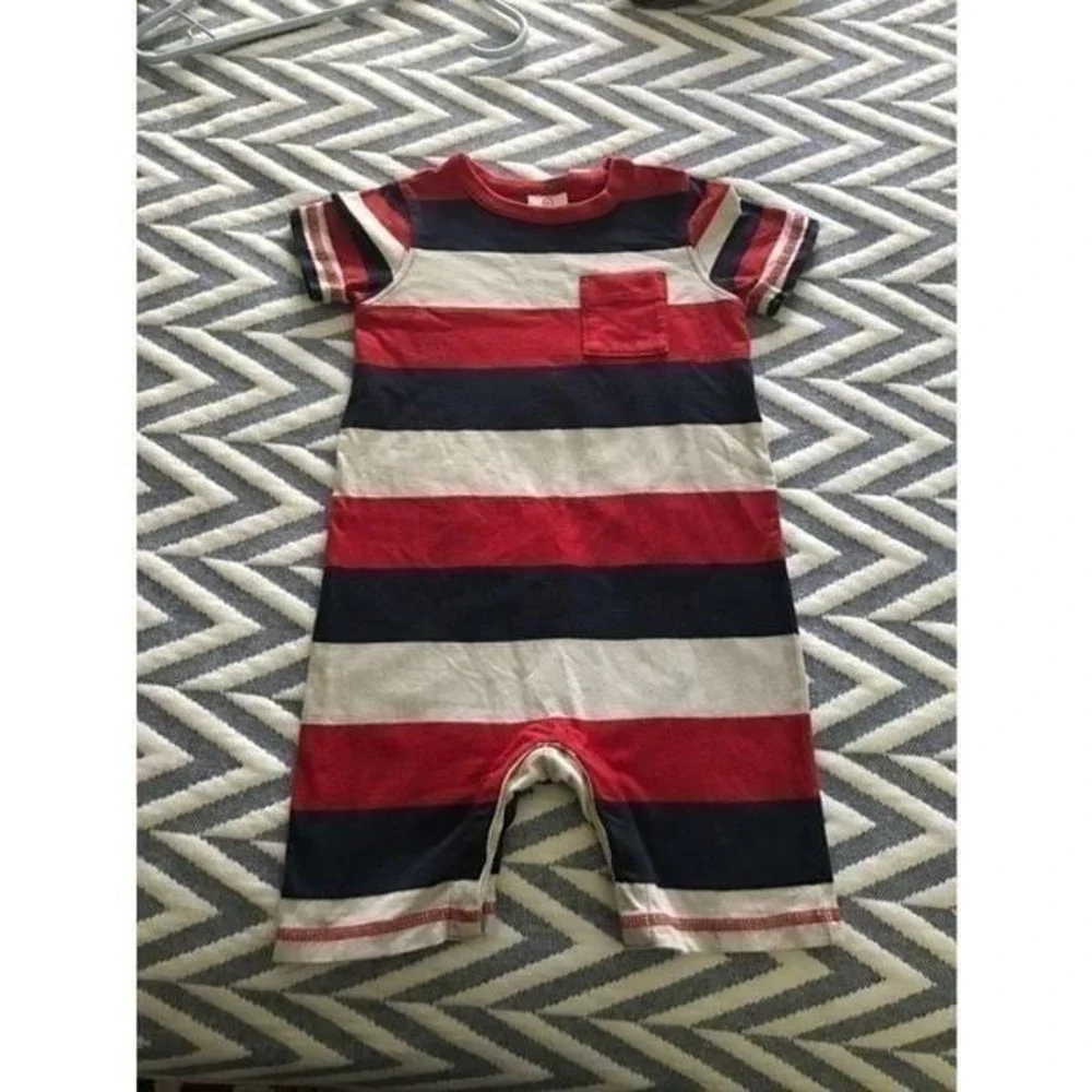 Hanna Andersson One Piece Stripe boys 24 months